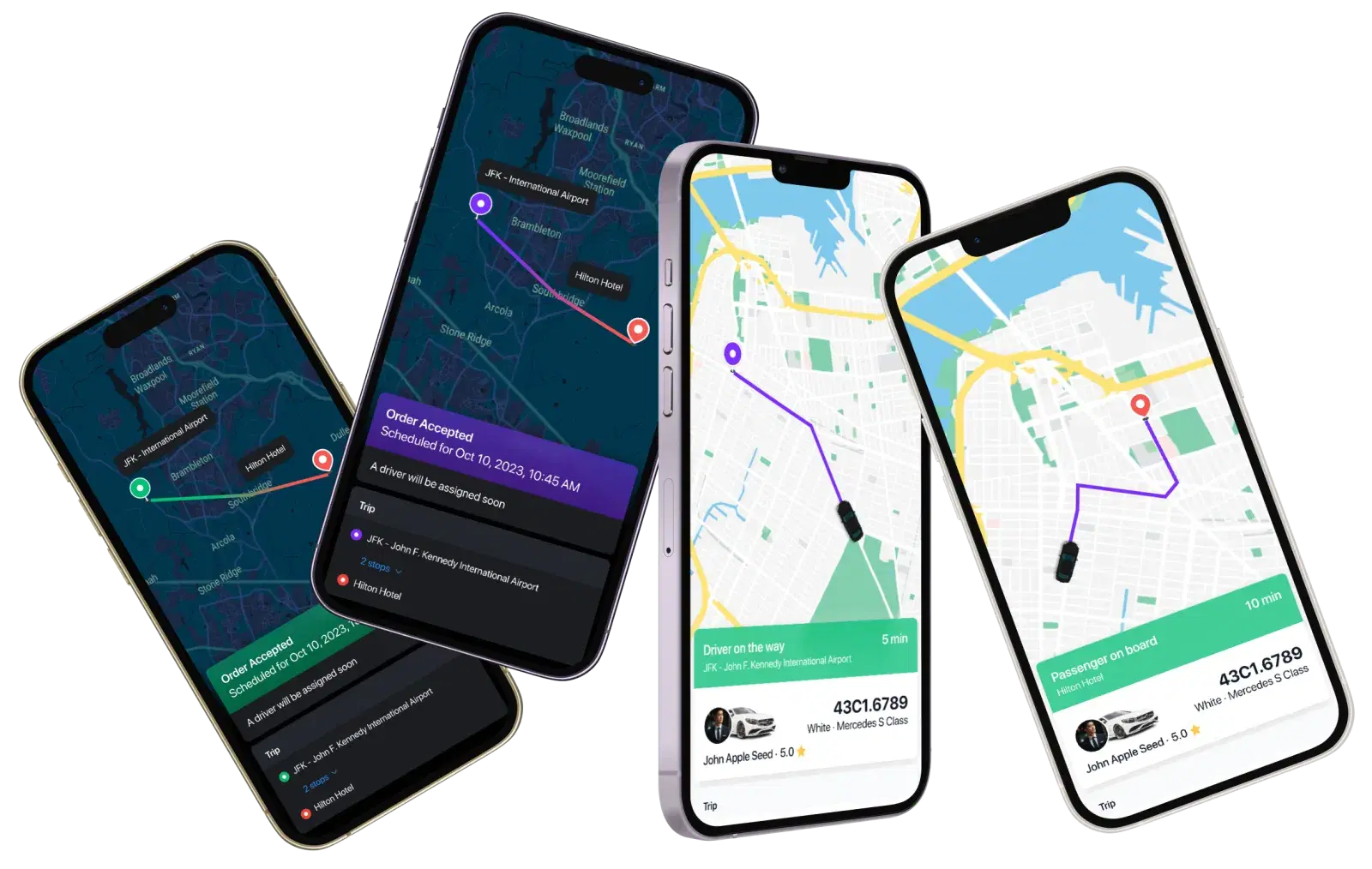 GoodJourney passenger apps for booking and live trip tracking